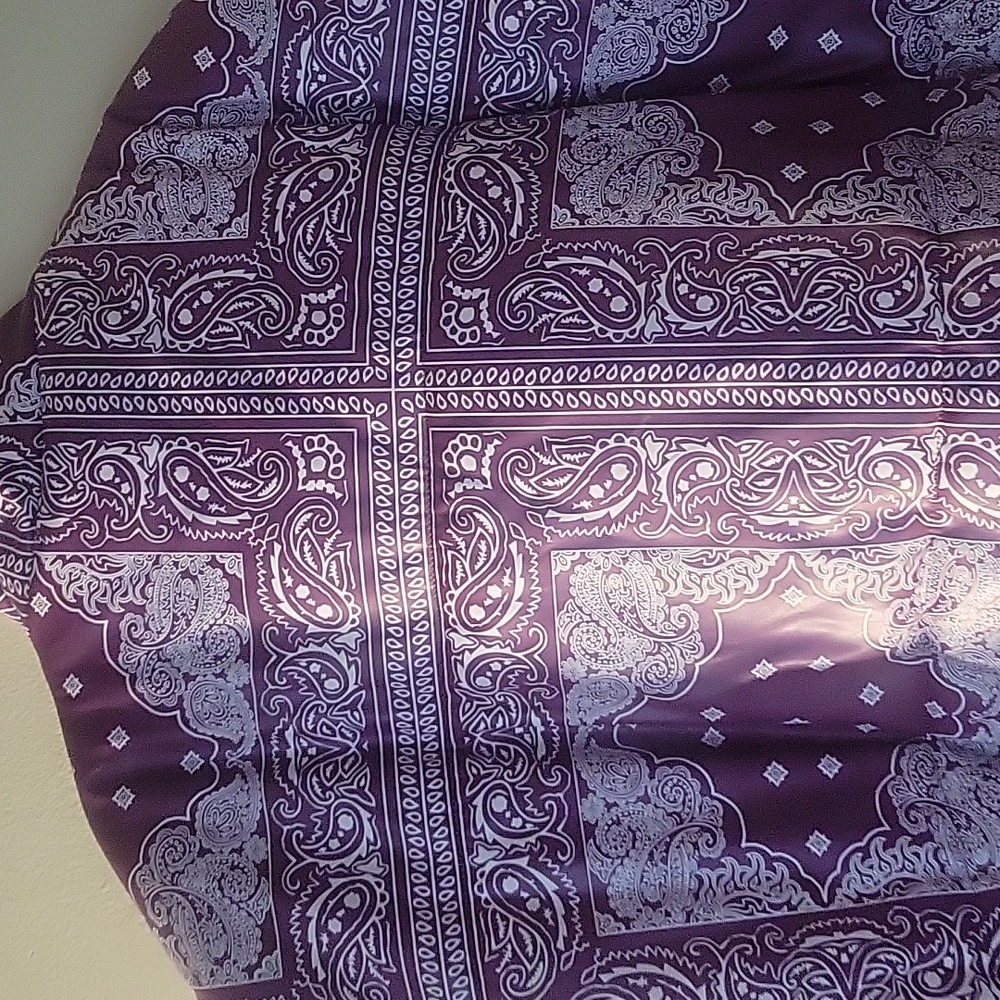 PRETTYLITTLETHING , NEW Women's Purple Paisley Jacket - Picture 7 of 8